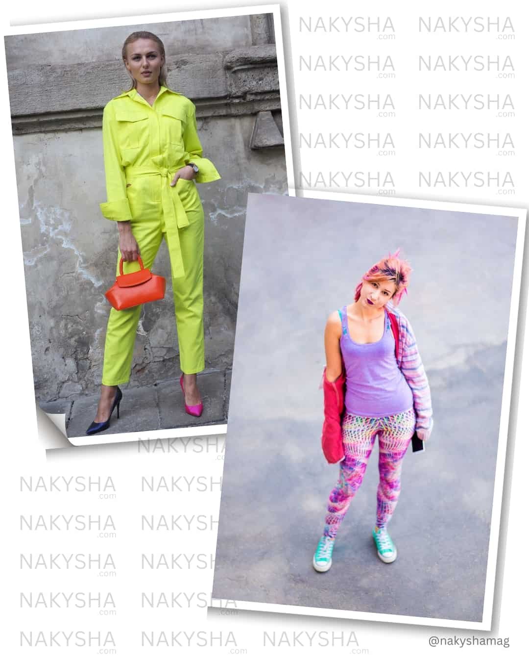 1980s 1990s 80s Neon Rainbow Leggings Disco Fluro Metallic Costume Pants  Madonna